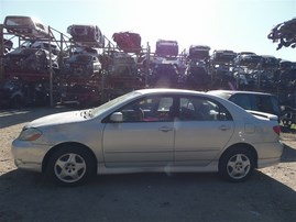 2003 Toyota Corolla S Silver 1.8L MT #Z24629